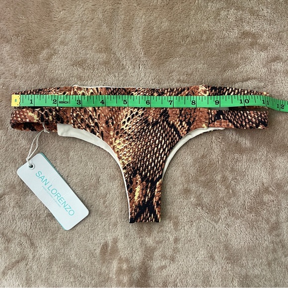 San Lorenzo Small Snake Print Bikini Set - Picture 8 of 12